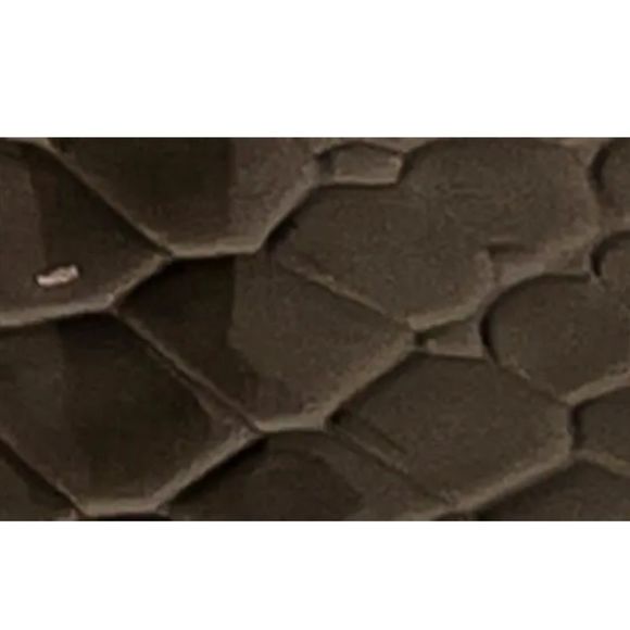 Azalea Wang "Marquez Croc" Grey Ankle/Calf Tie Stiletto Heel Sandal Size 8 - Picture 5 of 6